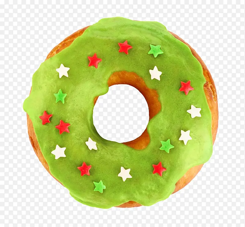 美味绿色甜甜圈