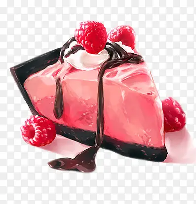 草莓巧克力甜点