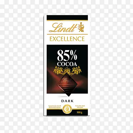 产品实物黑巧克力
