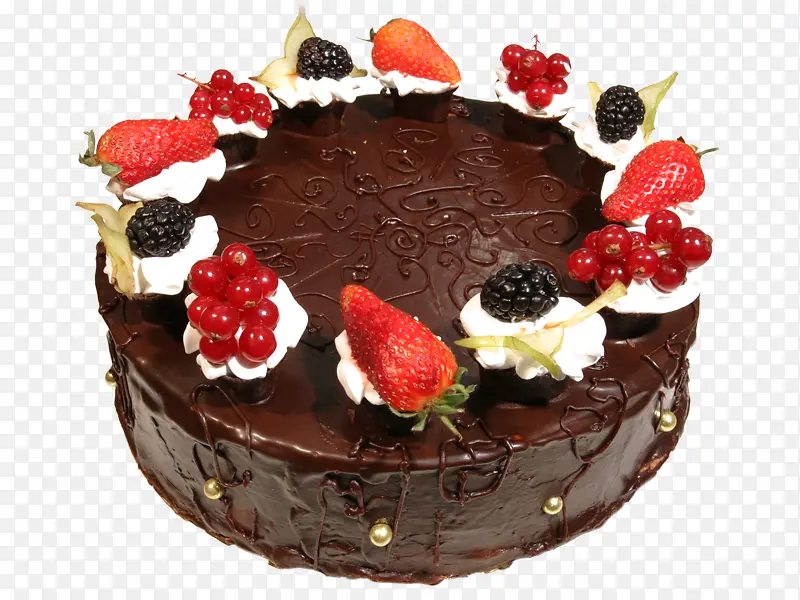 巧克力水果生日蛋糕