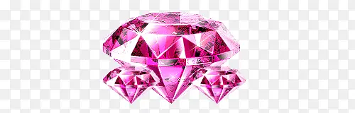 粉色钻石图案