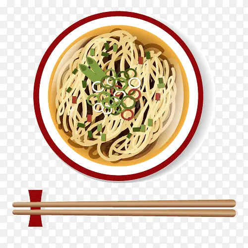 面条和筷子