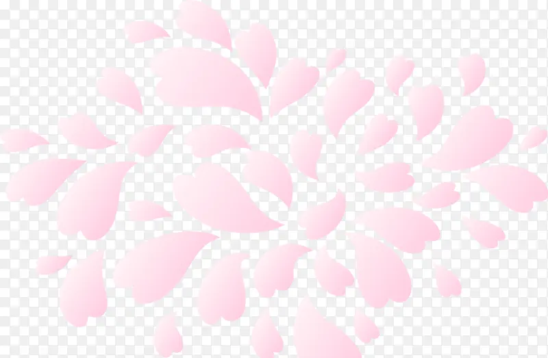 粉色唯美花瓣抽象装饰
