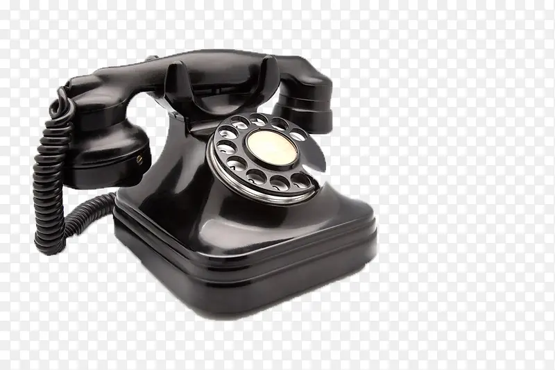 黑色复古电话