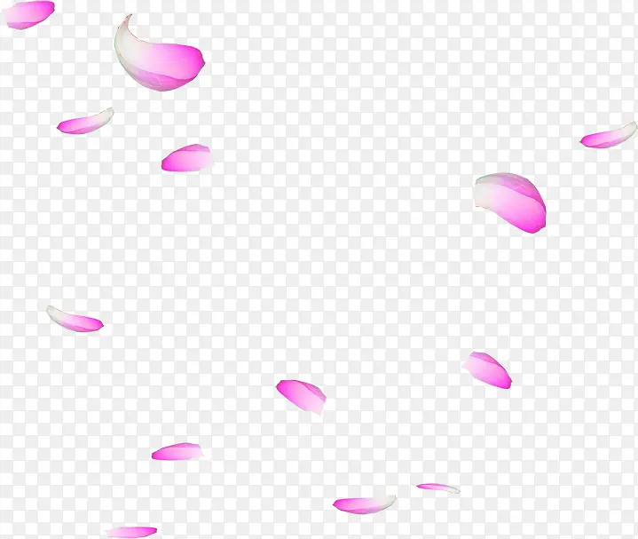 粉色漂浮花瓣设计可爱