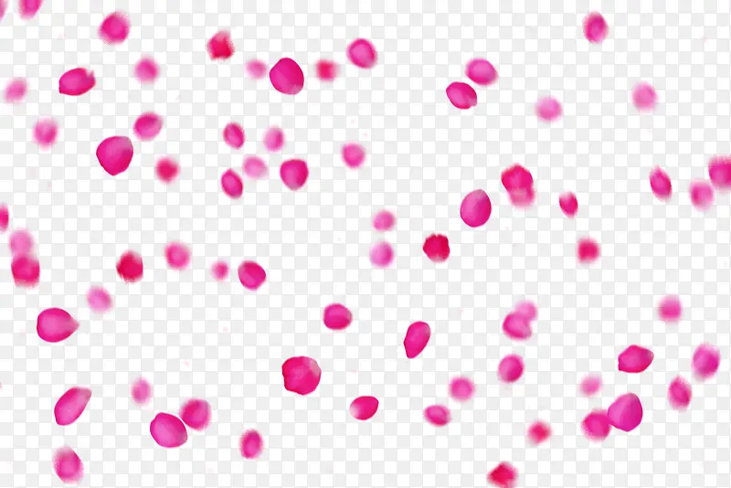 粉色系列花瓣海报