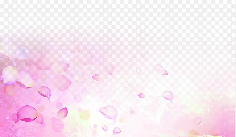 粉色花瓣海报背景背景