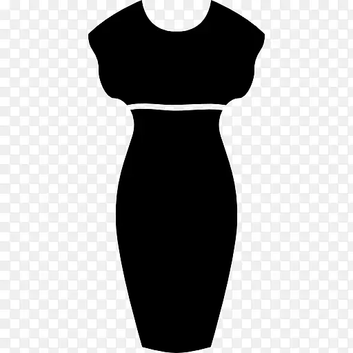 女性性感的衣服的轮廓图标