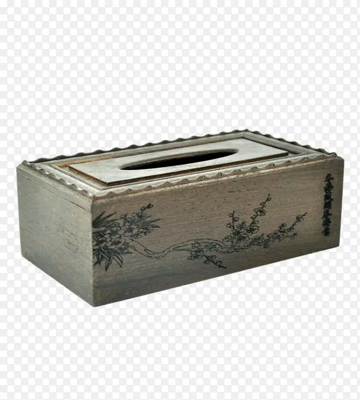 灰色纸巾盒