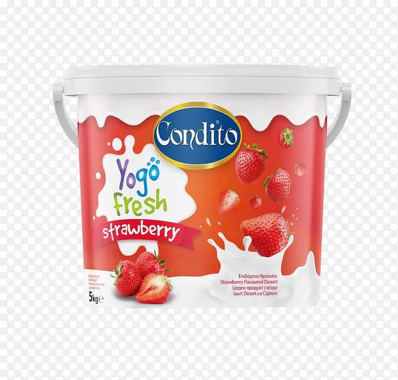 草莓味酸奶包装