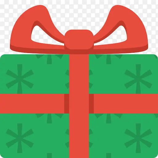 绿色礼物盒子圣诞盒子