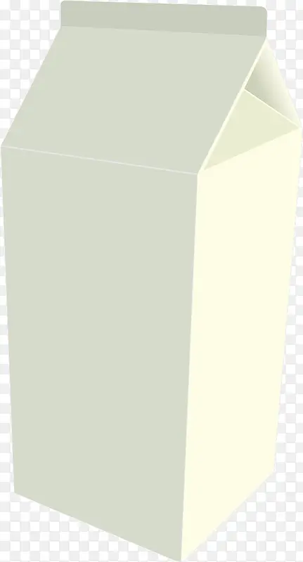 白色的牛奶盒