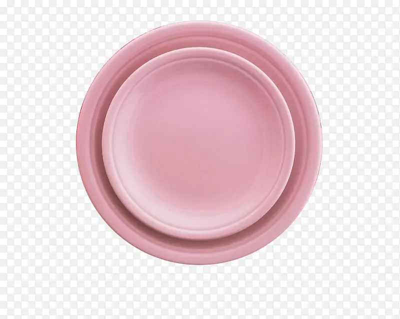 粉色空盘子