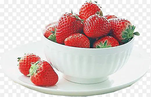 盘子 碗 草莓