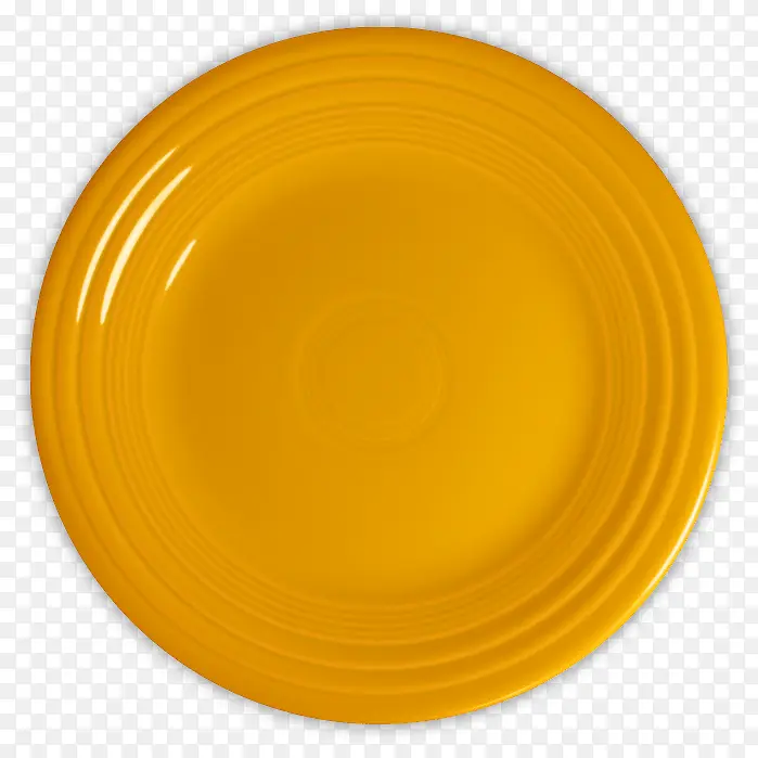 黄色盘子