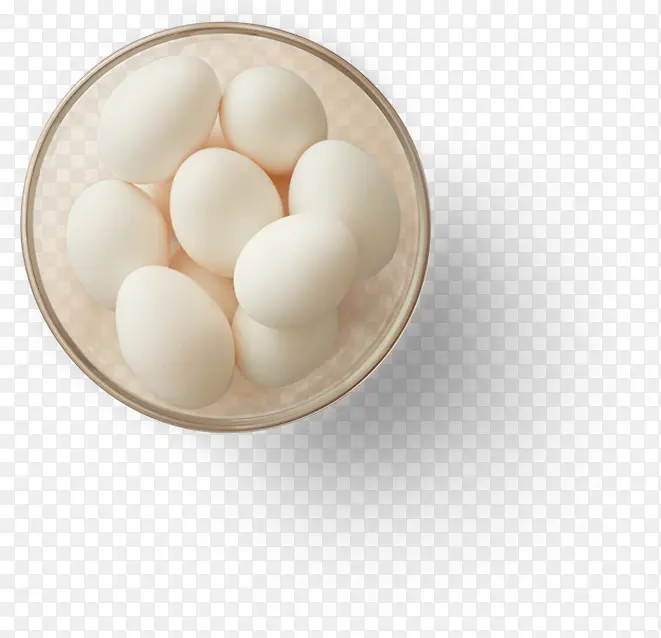 白色鸡蛋朴素盘子