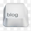blog白色键盘按键