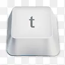 t白色键盘按键