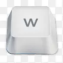 w白色键盘按键