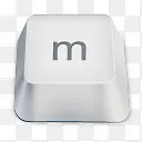 m白色键盘按键