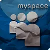 myspace折纸风格社交媒体图标