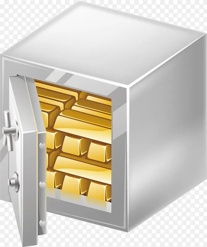 金融保险柜金币财富