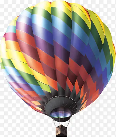 彩色条纹春天氢气球