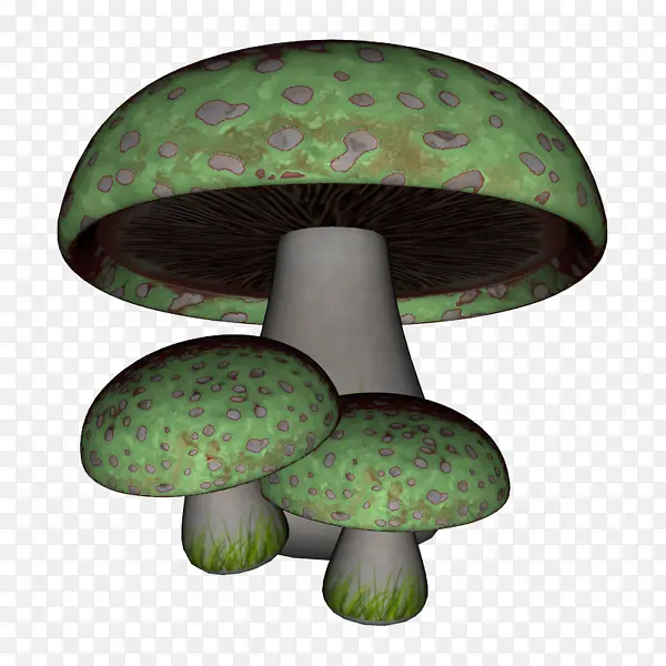 绿色蘑菇