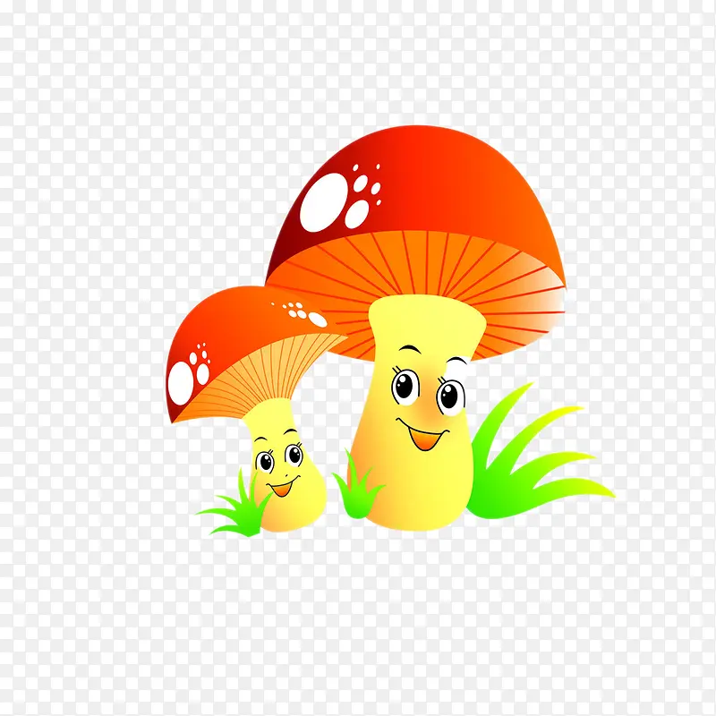 卡通小蘑菇