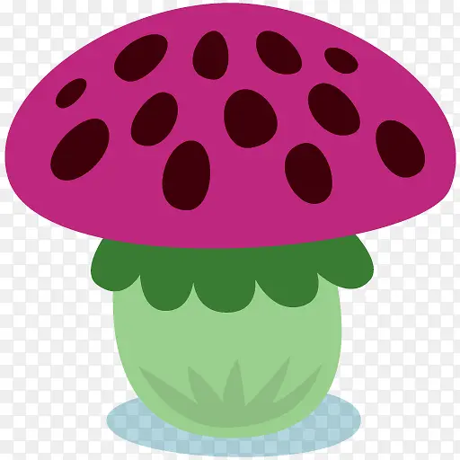 彩色卡通蘑菇