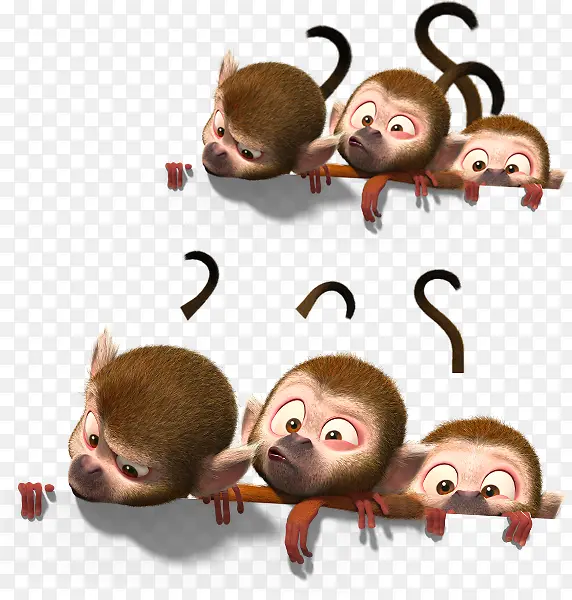 猴子卡通猴子装饰