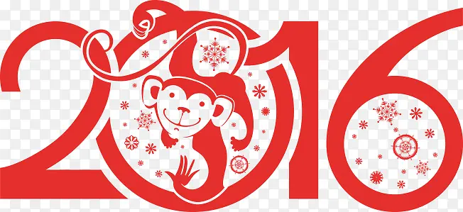 2016字体设计猴子