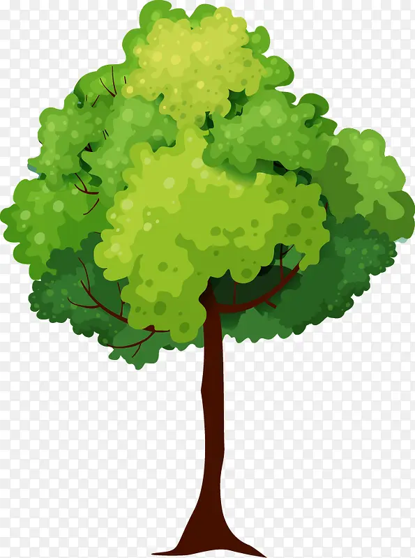 绿色小树