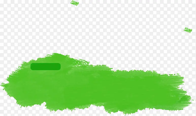 绿色清新墨迹痕迹设计