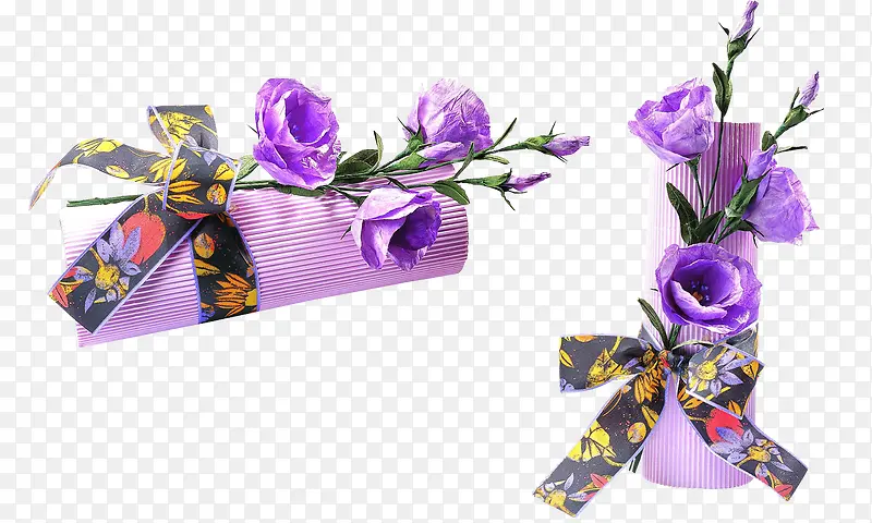 紫色玫瑰礼物花束