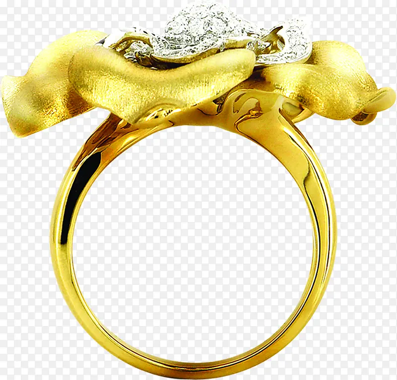 黄金钻石珠宝戒指