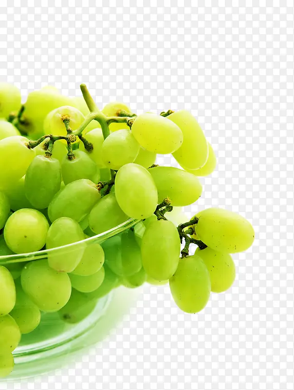 清新绿色新鲜葡萄