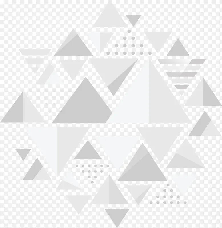 灰色三角形几何花纹