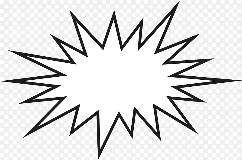 爆炸气泡对话框矢量素材