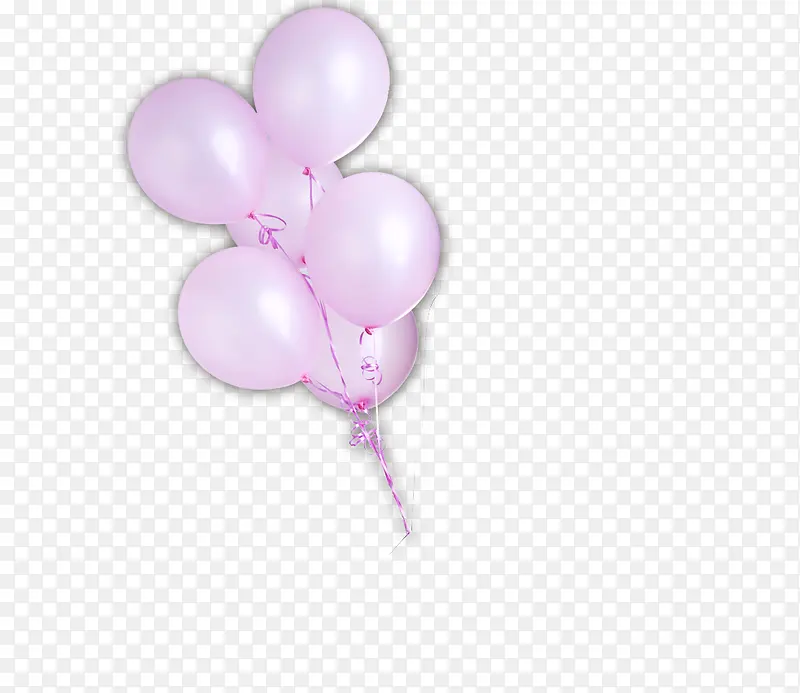 粉色小气球