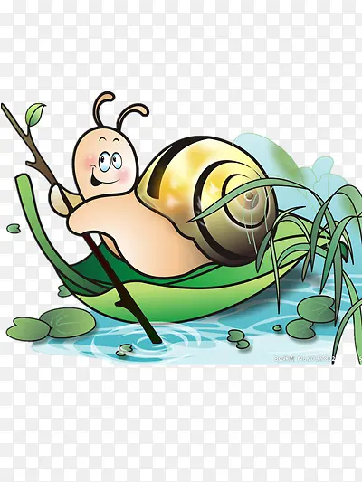 蜗牛划船
