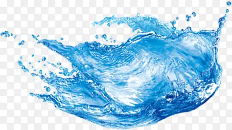 蓝色海洋水流液体