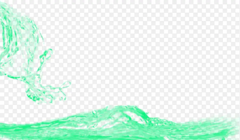 蓝色液体水流运动