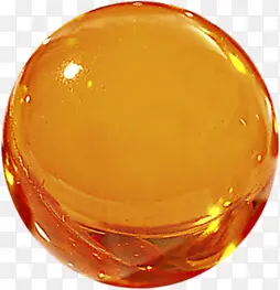 黄色晶莹液体圆形