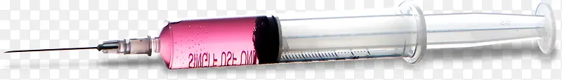 粉色液体针管医疗