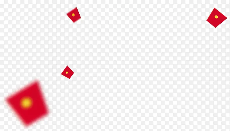 红色红包漂浮素材