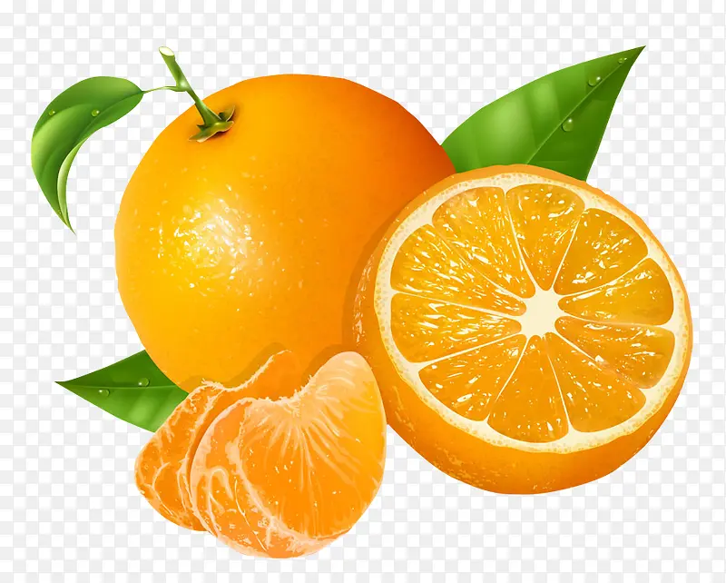 新鲜橙子图片