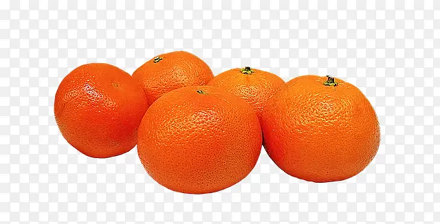 五个橙子