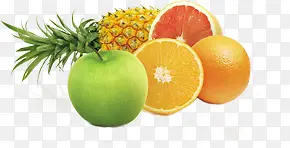 菠萝苹果橙子柚子水果