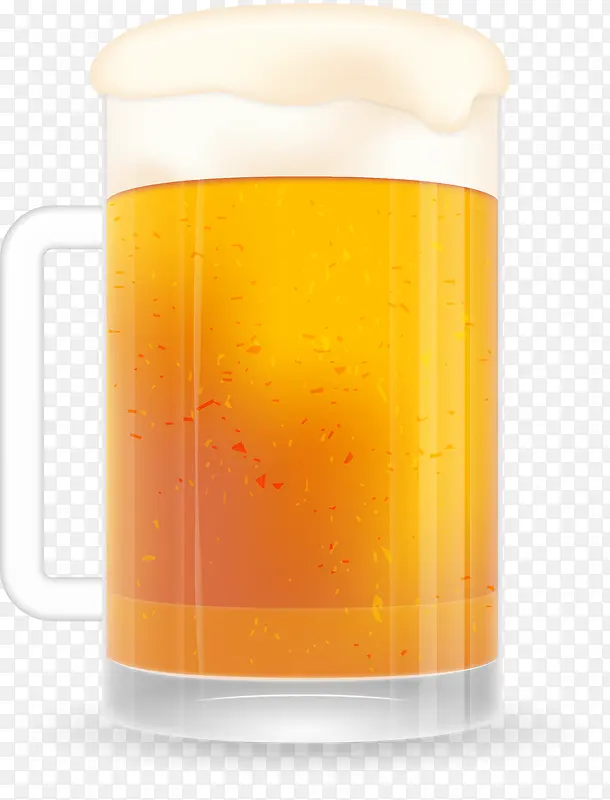 矢量手绘啤酒